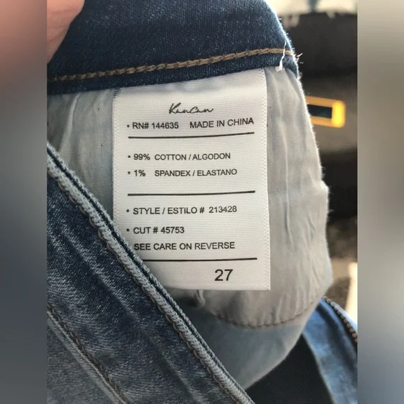 Kancan mid raise straight leg jeans - Picture 4 of 5